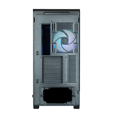 GHE Zalman P50 DS ATX Gehäuse Tempered Glass Panoramic View - Schwarz