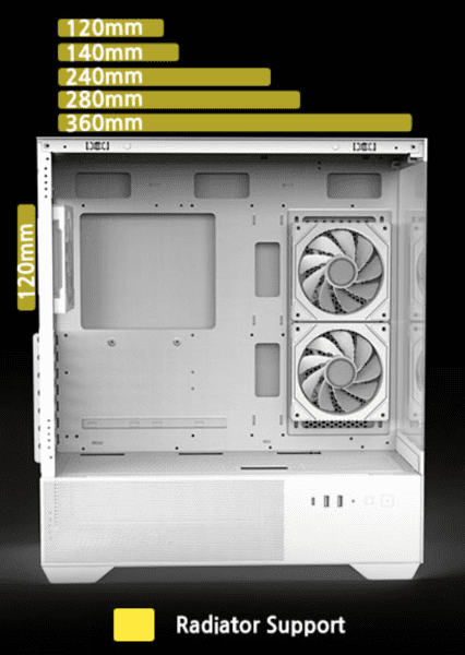 GHE Zalman CHRONIX - Weiß