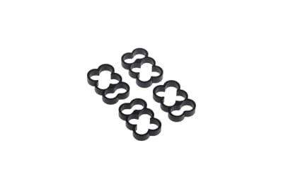 KAB Alphacool Eiskamm Alu X6 - 4mm black - 4 Stück PHT EOL