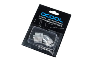 ANS Alphacool HF 16/10 Anschraubtülle 45° drehbar G1/4 - Chrome