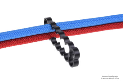 KAB Alphacool Eiskamm Alu X14 - 4mm black - 4 Stück PHT EOL