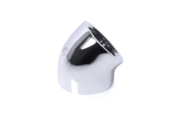 ANF Alphacool Eiszapfen L-Verbinder 45° G1/4 IG auf G1/4 IG - chrome PHT EOL