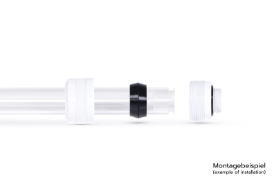 ANS Alphacool Eiszapfen PRO 16mm HardTube Fitting G1/4 - White Sixpack