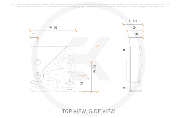 WAC EK Water Blocks EK-Quantum Velocity2 Edge D-RGB - 1700/1851 Black Special Edition