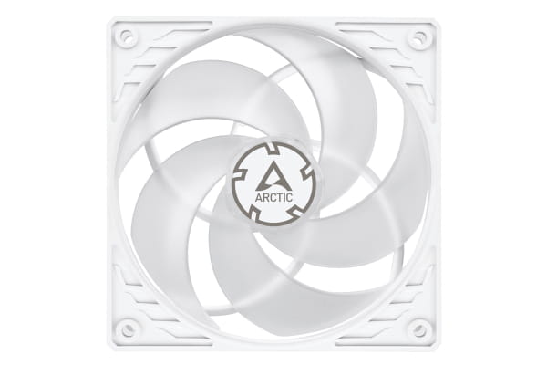 L12 B-Ware Arctic P12 PWM PST Gehäuselüfter (120x120x25mm) 12V DC - Weiß/Transparent EOL