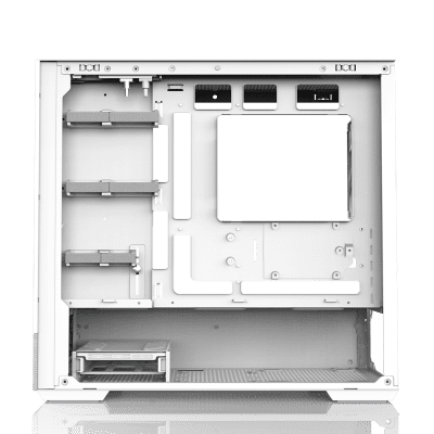 GHE Zalman P30 Air micro-ATX Gehäuse Tempered Glass side mesh front - Weiß