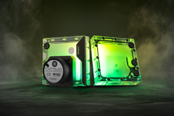 PUM B-Ware EK Water Blocks EK-Quantum Kinetic³ FLT 120 D5 PWM D-RGB - Plexi