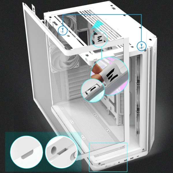 GHE Zalman P60 White