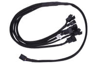 LK Phobya Y-cable 4Pin PWM to 6x 4Pin PWM 60cm - black