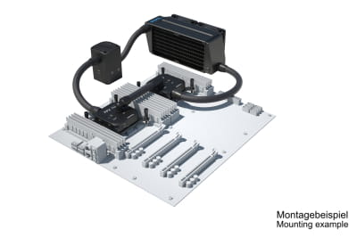 SVK Alphacool ES 2U - 2x 80 / 2x XPX 1U / Eisstation 80 DC-LT 3600rpm SVK Alphacool ES 2U - 2x 80 / 2x XPX 1U / Eisstation 80 DC-LT 3600rpm