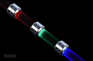 SZ Alphacool Aurora HardTube LED Ring 13mm Chrome - RGB